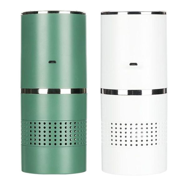 

car air freshener mini for home, usb plug in portable deskwith night light, low noise small