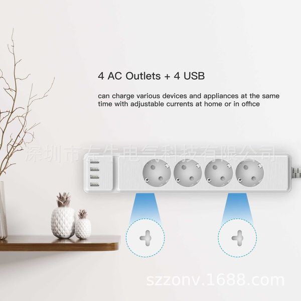

row european anti surge wall plug-in usb socket american gauge lightning
