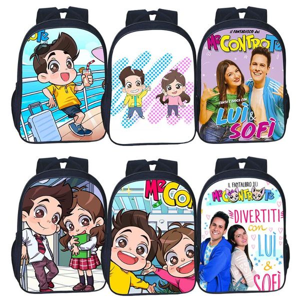 

backpack me contro te fashion cartoon knapsack casual bookbag men school bag boy girl mochila kids back to gift