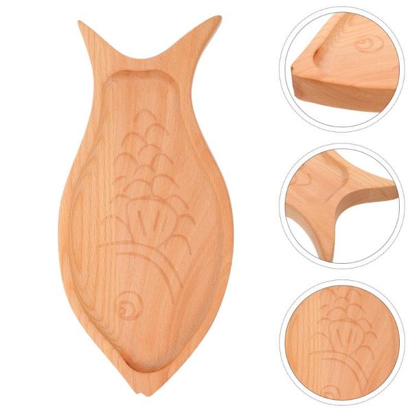 

dishes & plates divided plate wooden portable dish toddler for kids children