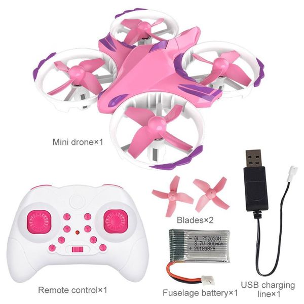 

mini romate control quadcopter 2.4g 4ch 6-axis speed 3d flip headless mode rc drone toy gift present altitude hold multi battery drones
