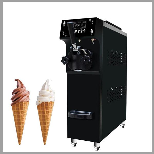 

ice cream making machine commercial desksoft small stainless steel maker 220v