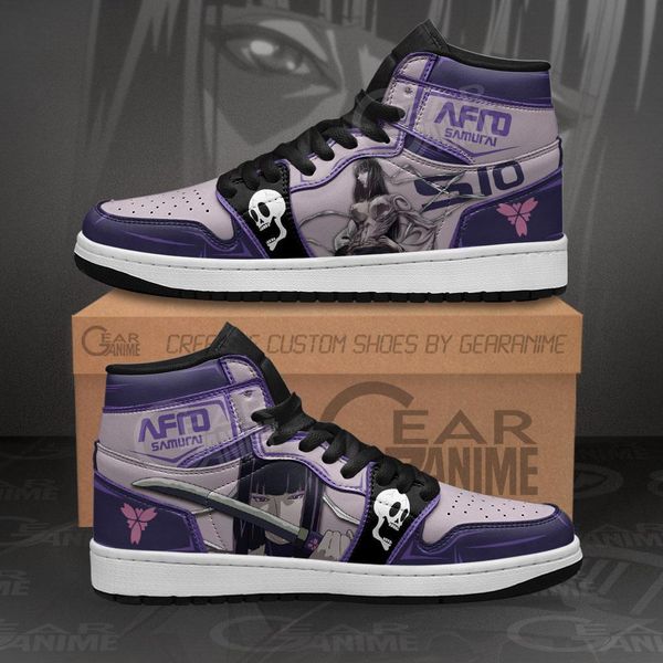 

afro samurai sio sneakers custom anime shoes