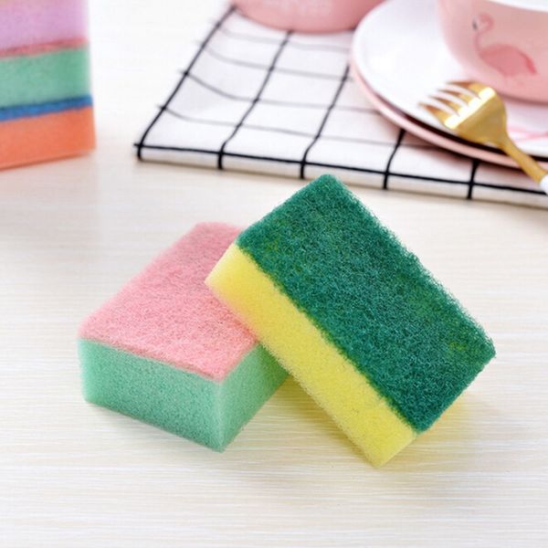

5/10 pcs household dishwashing sponge magic wipe dish sponge washing towels rags brush microfiber kichen dish cleaning cloth