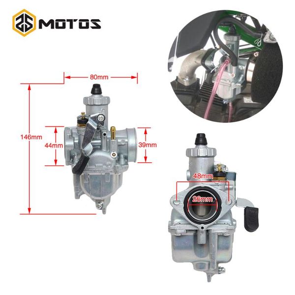 

vm22 mikuni carburetor for 110cc 125cc 140cc dirt bike atv pz26 performance quad motorcycle fuel system