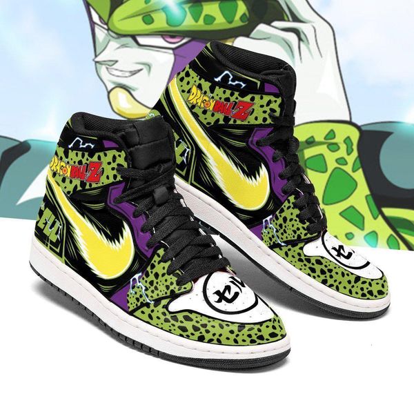 

agon ball cell sho z anime sneakers fan gift