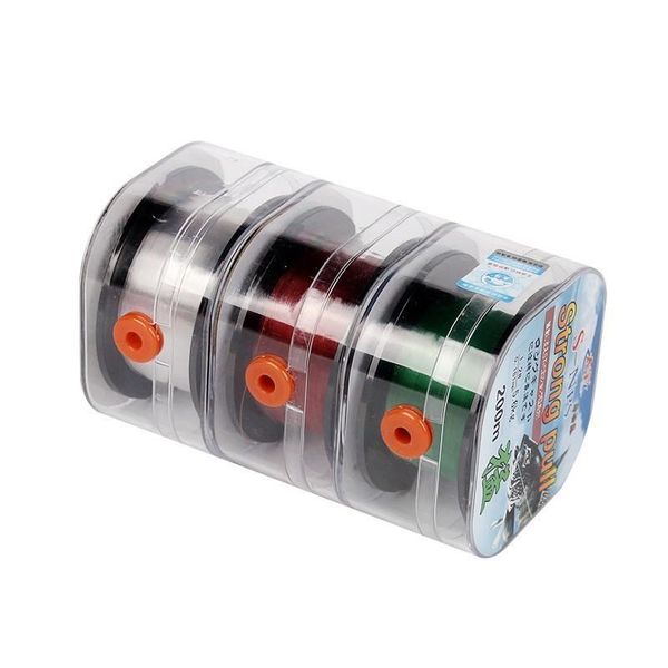 

fluorocarbon fishing line0.1mm-0.6mm coating wear resistant strong sinking accessories three colors to choose braid line