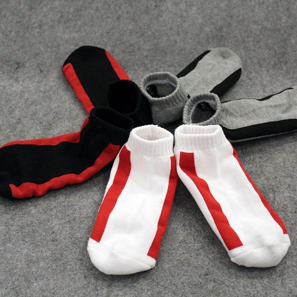 

sports socks men elite cotton running outdoor sport, Black