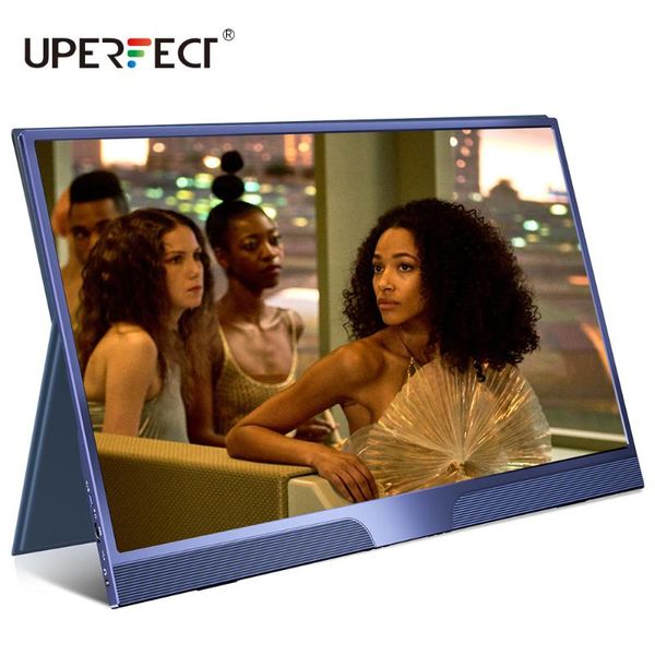 

monitors uperfect 15.6" portable monitor 300 nits brightness, fhd 1920x1080 ips screen gaming computer display with usb c for lapps5