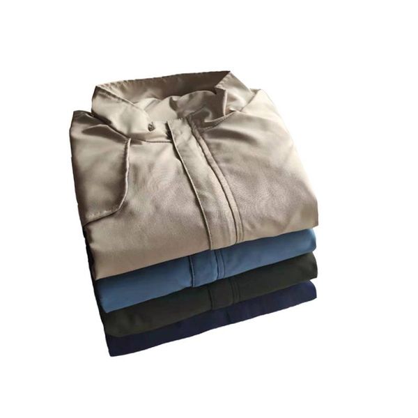 

men's jackets in autumn and winter windbreaker captain jacket solid color short large size, Black;brown