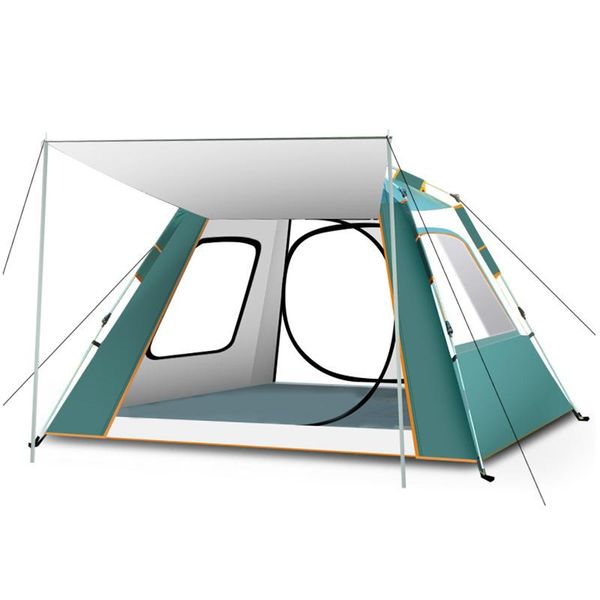 

tents and shelters throw tent outdoor automatic -up portable water resistant sun protection sheltert caming family open s/l