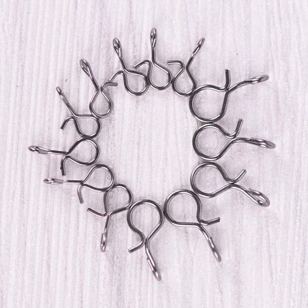 

20/30/50pcs fishing snap quick change for hook & lures black color s/m/l hooks