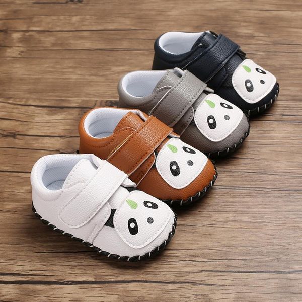 

first walkers 4 colors brand spring baby shoes pu leather born boys girls non-slip moccasins 0-12 months