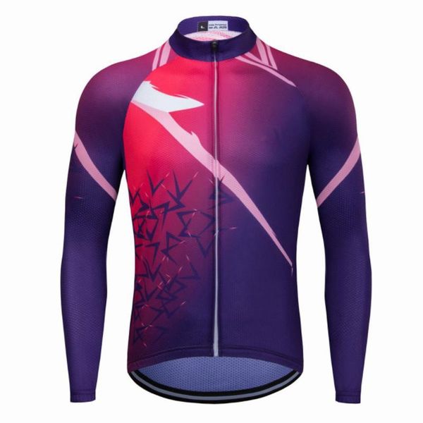 

racing jackets 2021 summer team cycling wear bicycle long sleeve mountain bike clothes sportswear, Black;red