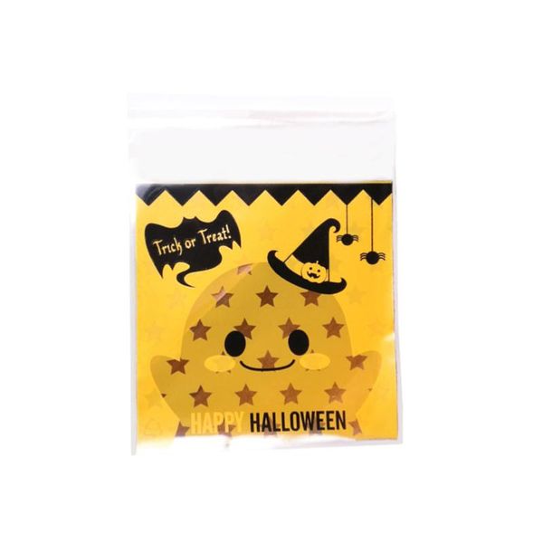 

pcs candy bags self-adhesive happy packaging pumpkin hat cookie for party gift wrap