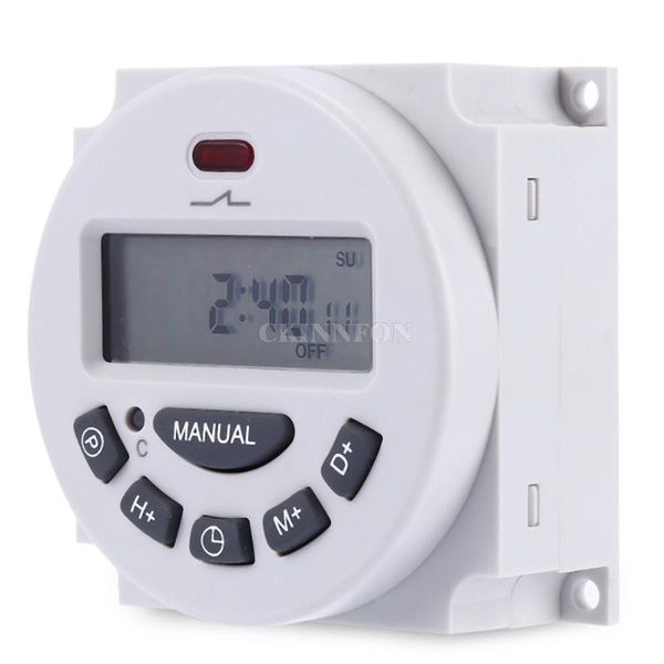 

timers dhl 50pcs lcd digital programmable control power timer switch time relay 12v 24v 110v 220v