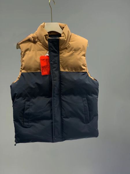 

men womendesign down cotton waistcoatmen vest designer mens sleeveless jacket thickenloverslovers clothing keep warm winter coats, Black;white