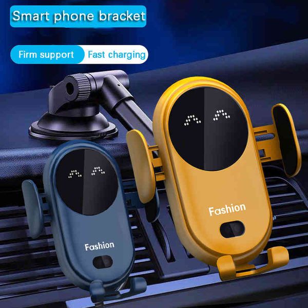 

wireless charger holder in car universal magnetic air vent clip cell mobile mount support stand for iphone 11 12