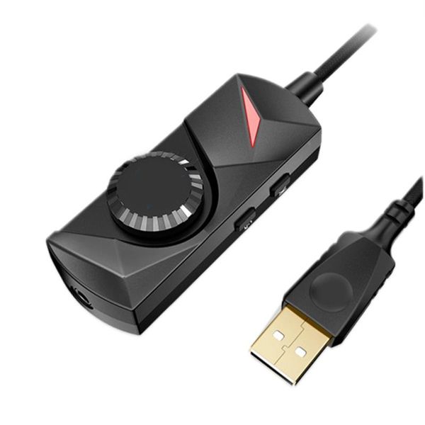 

sound cards external 3.5mm to usb7.1 effect game computer card voice changer