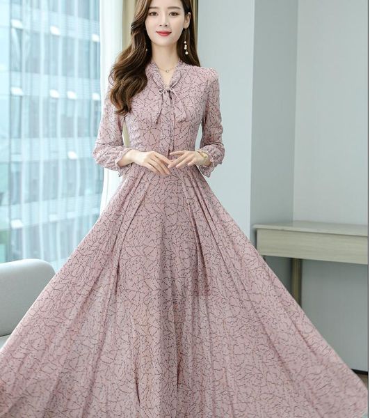 

2021 summer fashion long sleeve women's dress @187, Black;gray