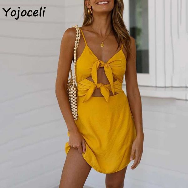 

yojoceli summer spring beach dres bow sun casual bohemian causal day 210609, Black;gray