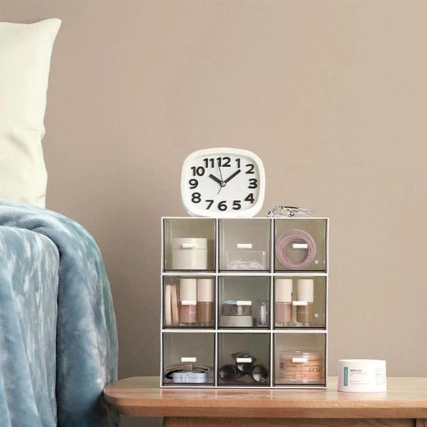 

makeup brushes 3 grid lipstick storage box creative jewelry desksundries drawer washing machine for sponges