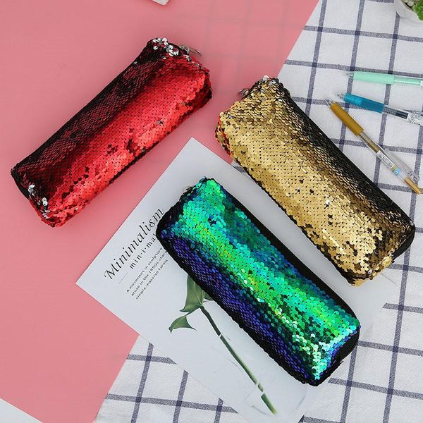 

wallets vogvigo fashion student mini stationery bag sequins girls kids coin purses pouch small money change storage bags handbag, Red;black