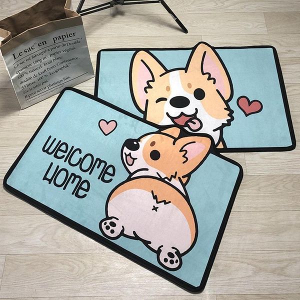 

carpets creative rugs washable funny dog doormat bath mats foot pad home decor bathroom door mat floor