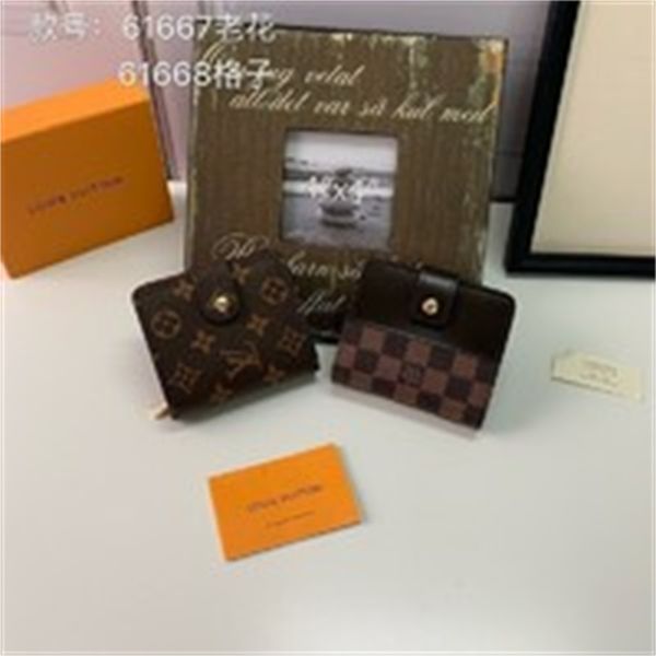 

key brand wallets designer luxury clutches smdj short purse wallet n61668 card men compact real leather evening long wallet chain holders