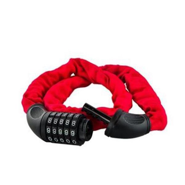 

bike locks bicycle lock,5-digit combination of chain lock,for bicycles and motorcycles,gate fence,glass door,scooter lock