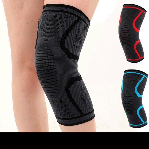 

knitted nylon sports knee braces spring and summer badminton running fitness pads outdoor climbing warm elbow &, Black;gray