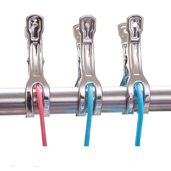 

clothing & wardrobe storage multi-size clothes pins metal antiskid stainless steel windproof drying hanger clothespins clips pegs