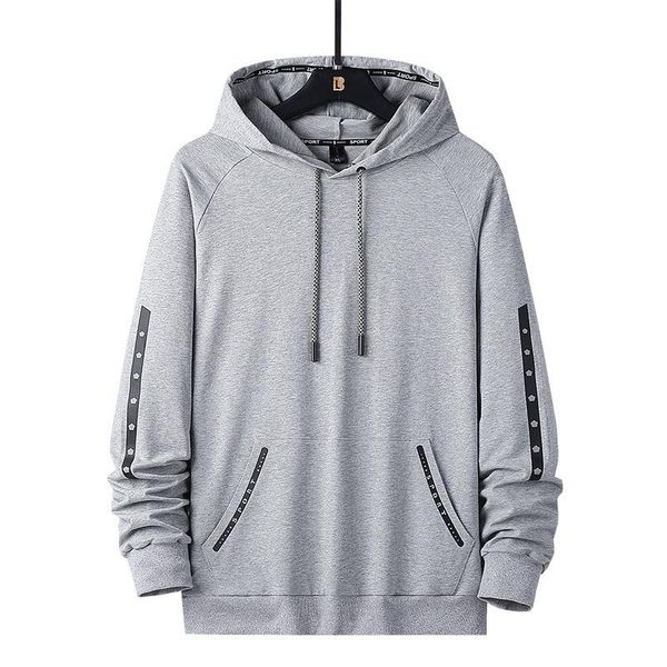 

men's hoodies & sweatshirts men sweatshirt casual hooded pullover mens hip hop streetwear oversized hoodie tracksuit large size 9xl 150, Black