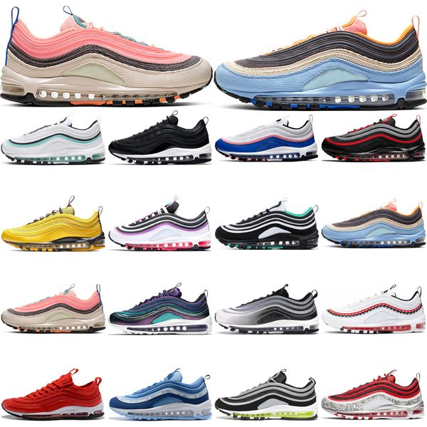 

classic triple black white running shoes 97 men women have a day jayson tatum jesus laser fuchsia london summer of love mustard neon seoul t