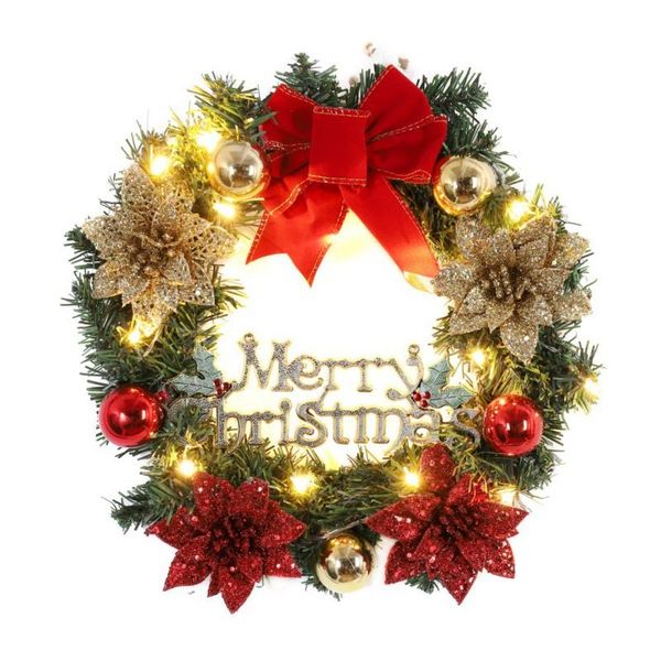 

christmas garland window restaurant home decoration ornaments holiday pendant wreath decorative for door garden wall flowers & wreaths