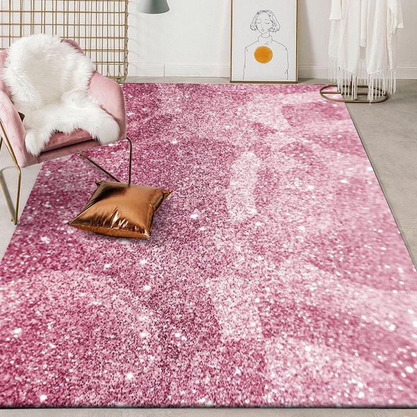 

carpets arrival fashion modern minimalist pink diamond fine flash kitchen living room girl bedside mat carpet bedroom floor non-slip