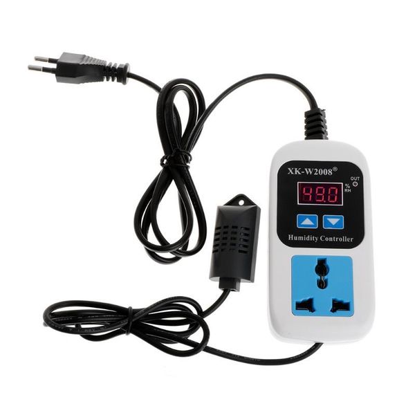 

humidity controller outlet 110v 220v 10a direct output hygrometer humidity switch socket 0 ~99% rh 83xa