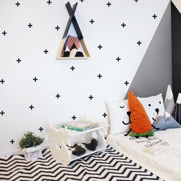 

wall stickers jane euro style baby girl bedroom living room home decor cross diy kids playroom decals