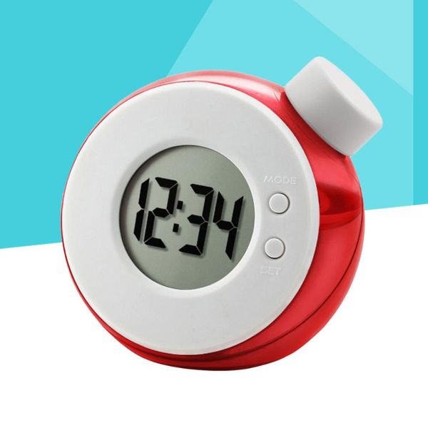 

wall clocks water energy clock led display jar battery include(red)