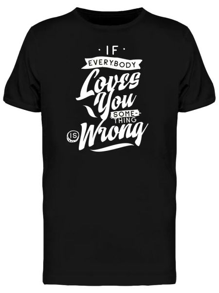 

Be A Good Person Lettering Men's Tee -Image by Shutterstock, White;black