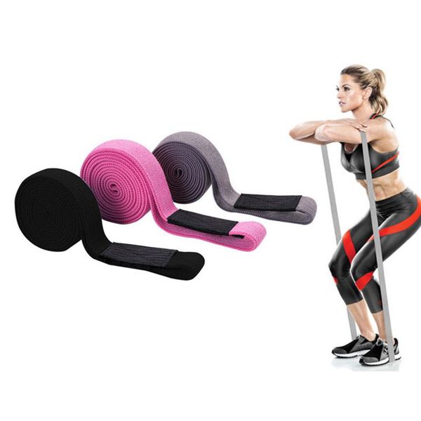 

resistance bands long fabric home fitness pull up assist booty hip workout loop elastic yoga gym training exercise