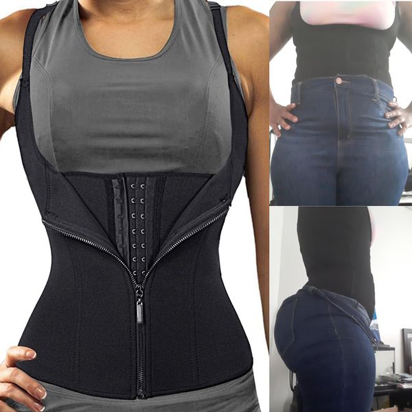 

miss moly womens underbust strap zipper underbust waist trainer sprial steel boned body cincher shaper shapewear black s-3xl