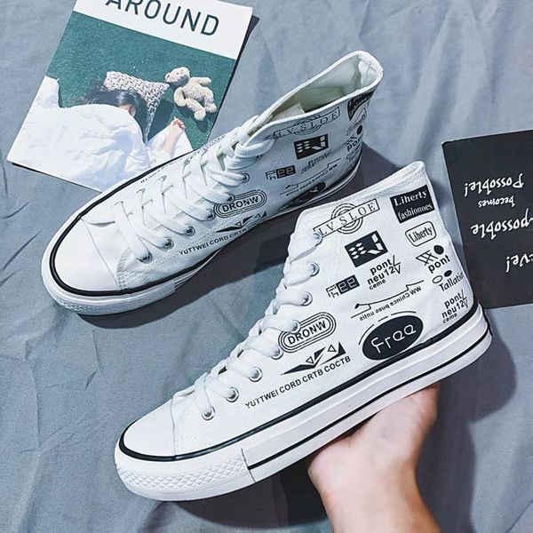 

dress shoes men's shoes canvas sport for men vulcanized korean styling sheos male apricot lace mpxh, Black