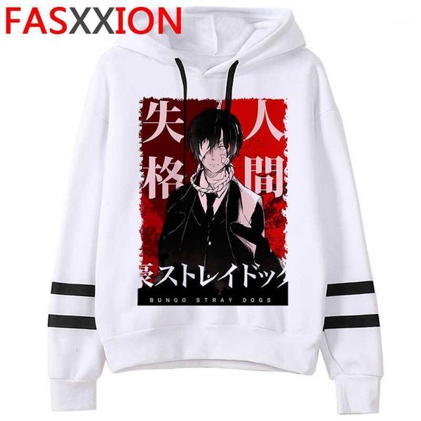 

men's hoodies & sweatshirts bungou stray dogs male streetwear oversized men clothing 2021 hip hop, Black