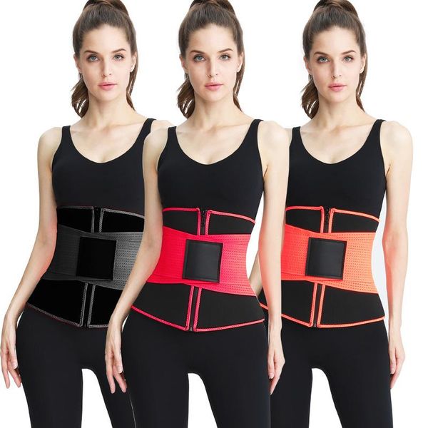 

waist support sports belt european and american foreign trade fitness body abdomen protection, Black;gray