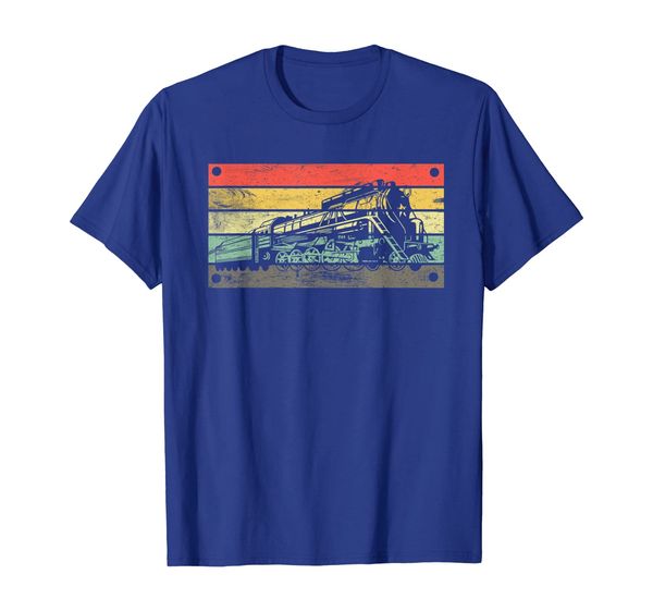

Vintage Train Railroad Retro T-Shirt Railroad Engineer Gift, Mainly pictures