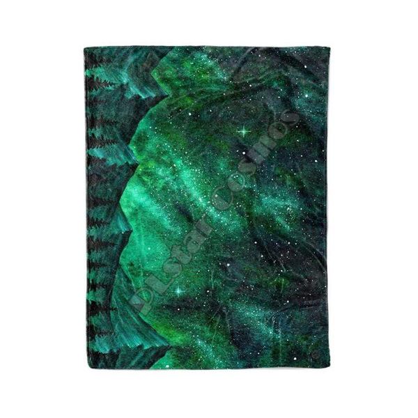 

blankets mountain aura blanket fleece 3d full printed wearable adults/kids sherpa drop shippng