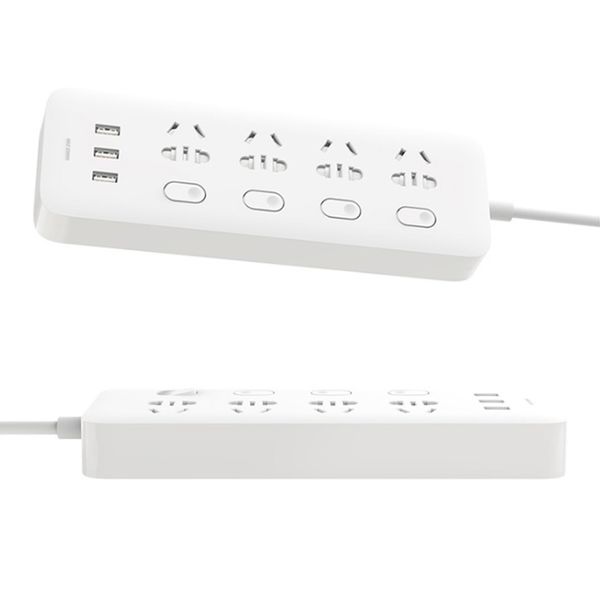 Разъем Power Socket с выключателем 3 USB 2A быстрый зарядки адаптер MI Удлинительные розетки Высокое качество Отти