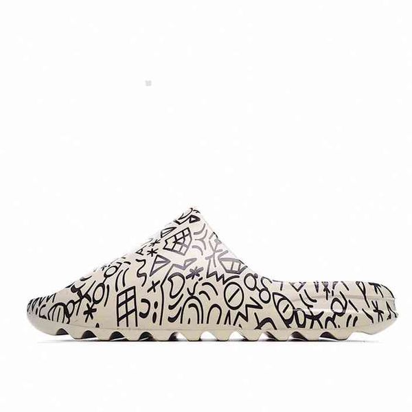 

fashion brand slippers foam men super great quality runner outdoor basketball football soccer sneakers sports sandal summer bedroom party s8, Black