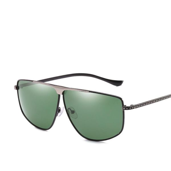 

sunglasses men's polarized metal frame driving glasses blocking, White;black